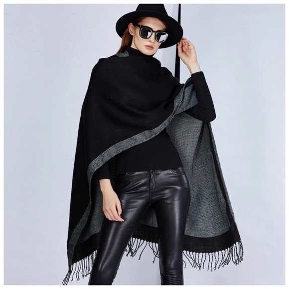 Accessories - The ALICK Reversible Cashmere Shawl Wrap